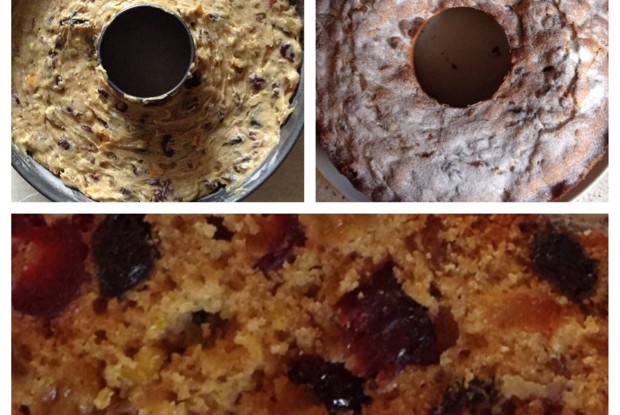 Рождественский кекс с сухофруктами и пряностями