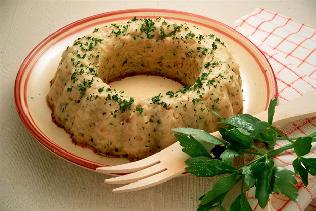 Рождественский паштет из копченого лосося