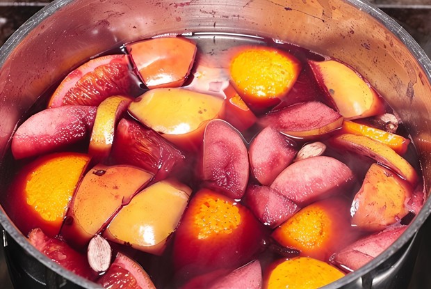 Рождественский пунш с яблоками, элем и хересом