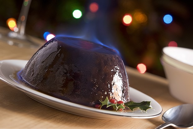 Рождественский сливовый пудинг