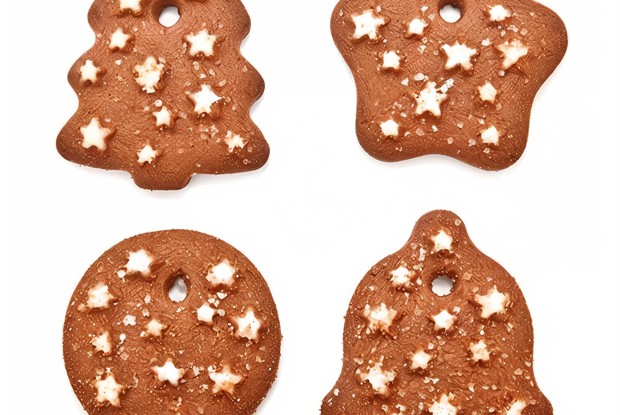 Рождественское шоколадное печенье