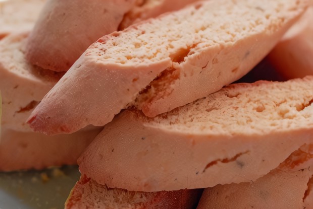 Розовое бискотти