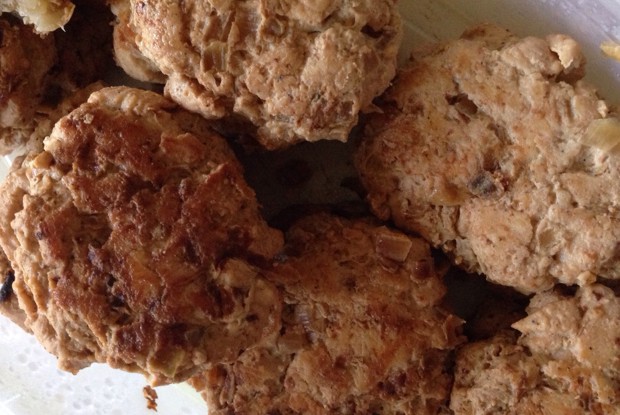 Рубленные куриные котлеты с творогом