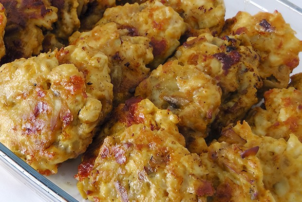 Рубленые котлеты с грибами