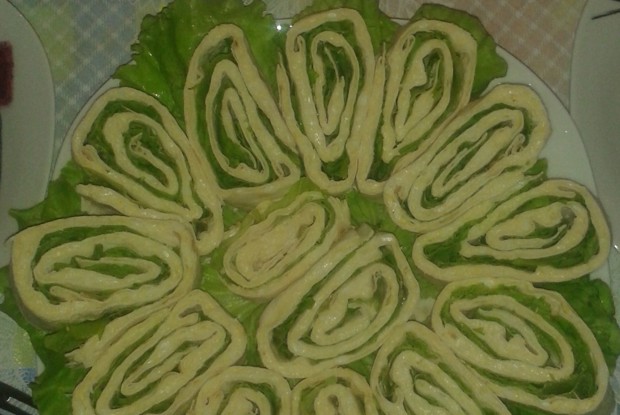 Рулет из лаваша с сыром