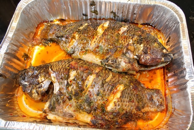 Рыба святого Петра в маринаде в средиземноморском стиле