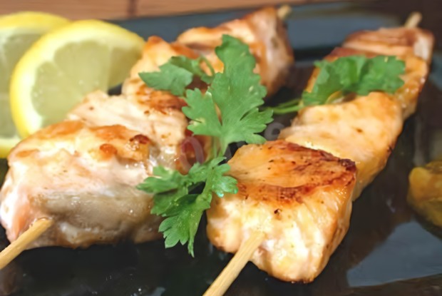 Рыбные шашлычки