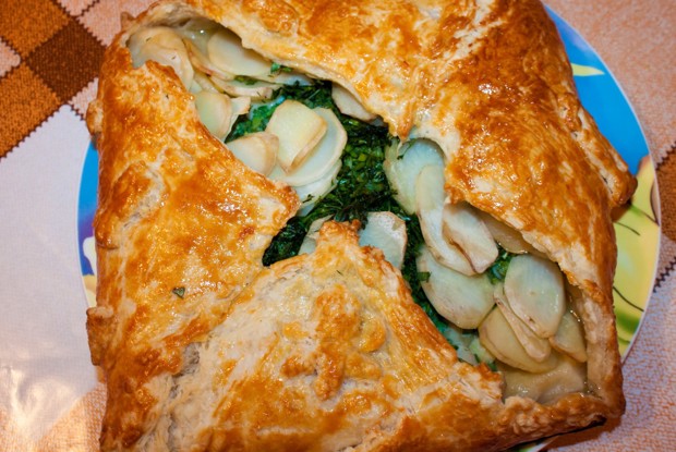 Рыбный пирог с картошкой «Сумка шкипера»