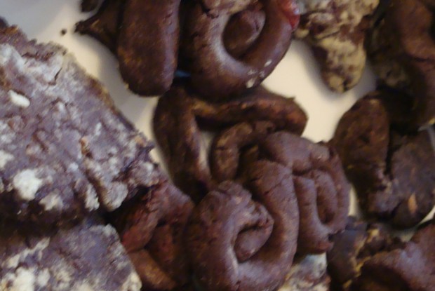 Ржаное печенье с мускатным орехом