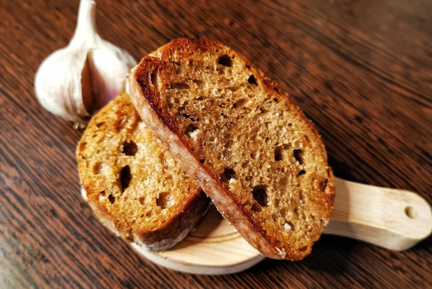 Ржаные гренки