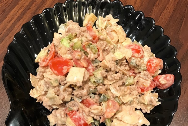 Салат «Бургер»