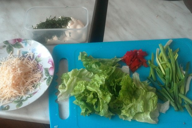 Салат «Дама в жгуче красном»