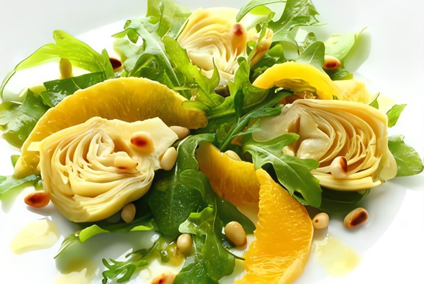 Салат из артишоков и апельсинов