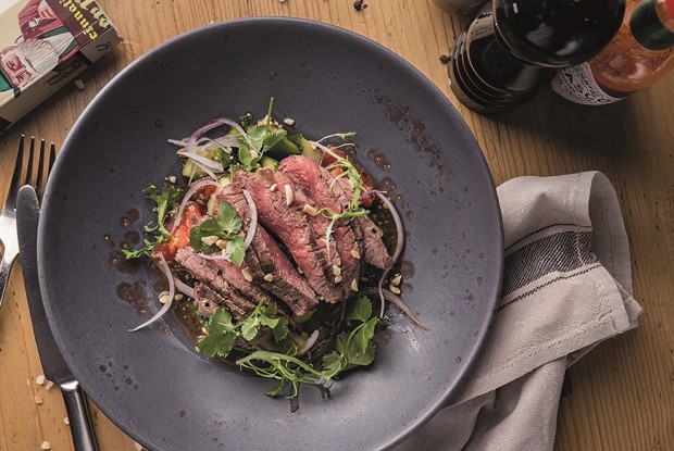 Салат из говядины