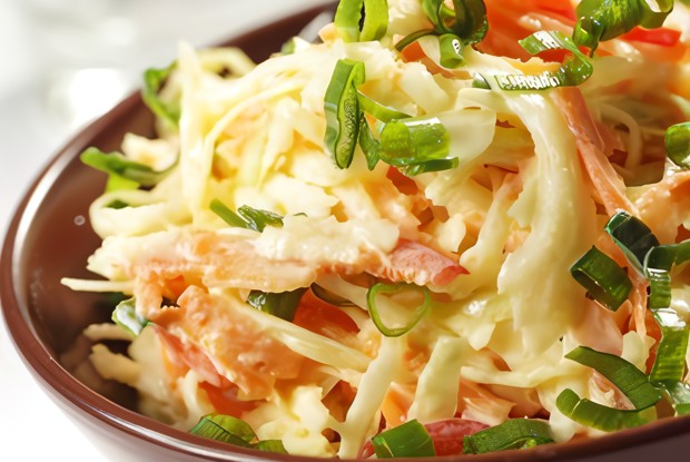 Салат из капусты в южном стиле