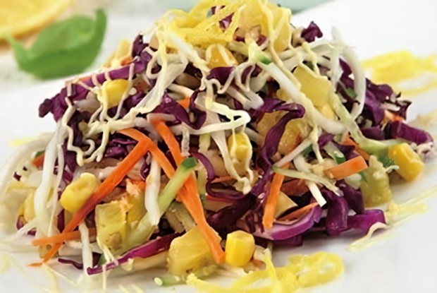 Салат из капусты с апельсинами