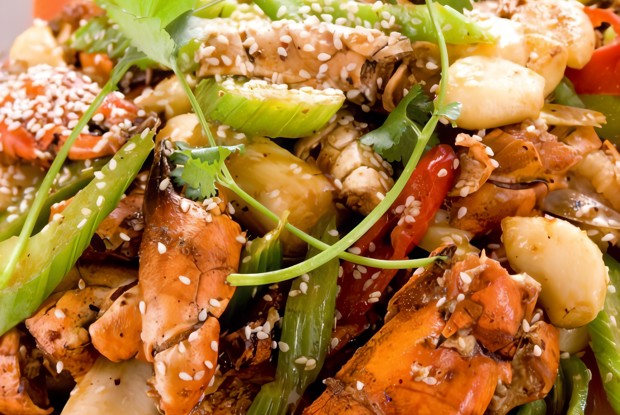 Салат из крабов