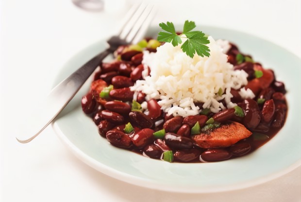 Салат из красной фасоли
