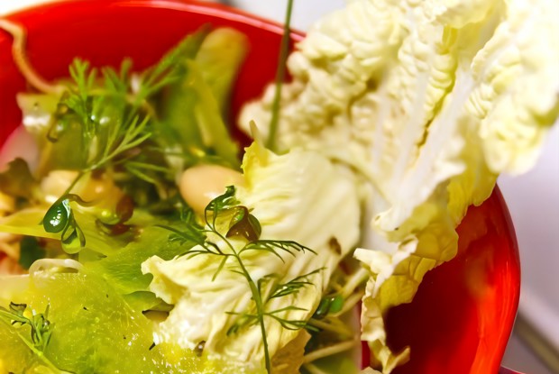 Салат из маргеланской редьки