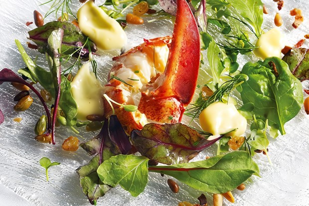 Салат из омаров