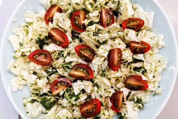 Салат из пекинской капусты с домашним майонезом