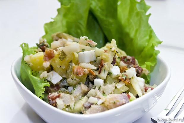 Салат из сельди по-немецки