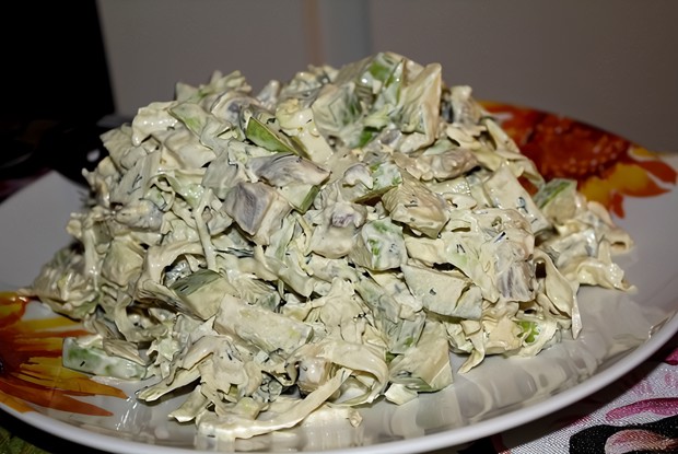 Салат из сельди скандинавский с капустой