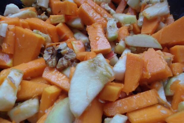 Салат из тыквы с яблоками