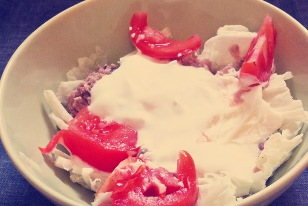 Салат из тунца в собственном соку