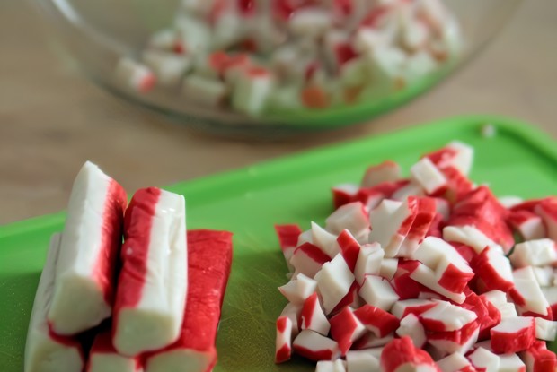 Салат-коктейль из морепродуктов