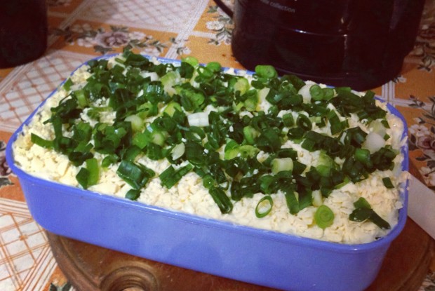 Салат «Мимоза» легкий