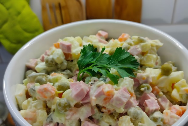 Салат оливье по-быстрому