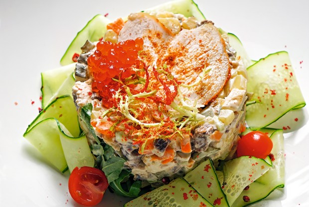 Салат оливье по-дворянски