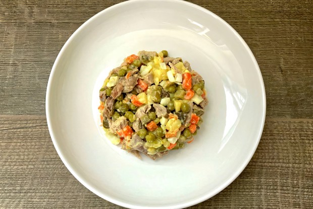 Оливье с вустерширским соусом