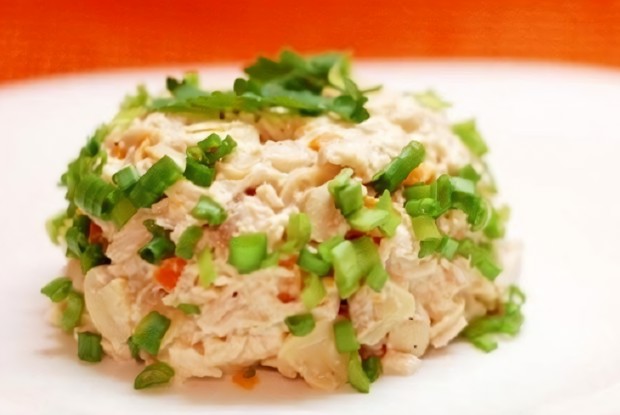 Салат осенний из курицы