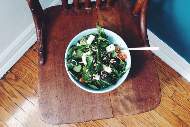 Салат с киноа и фетой