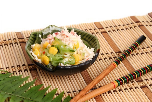 Салат с крабовым мясом