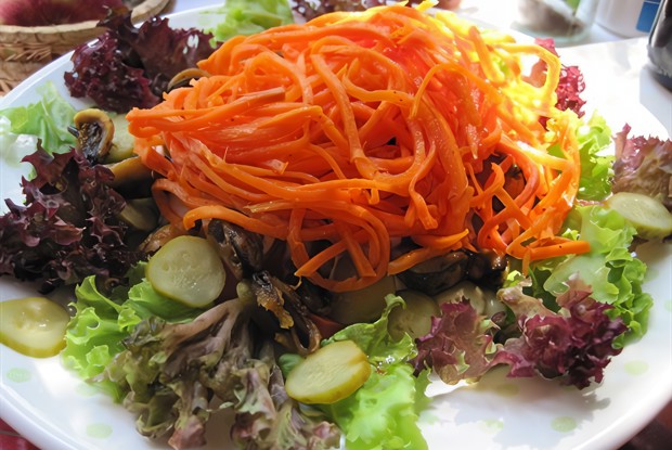 Салат «Сицилиано» с мидиями