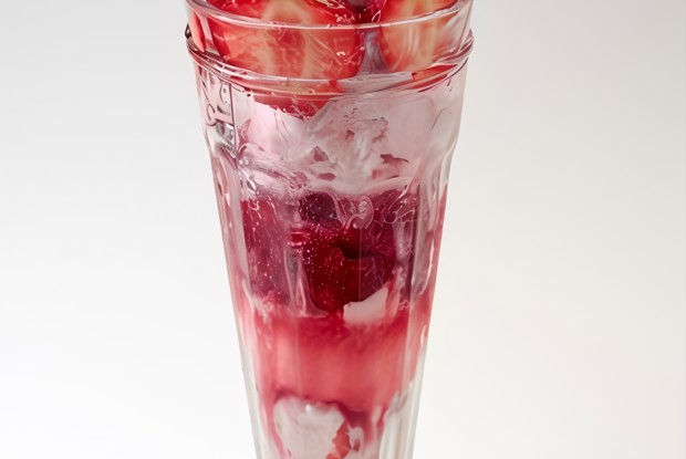 Санди с клубникой и малиной