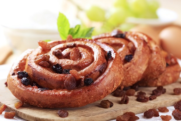 Сдобные «Улитки» с изюмом