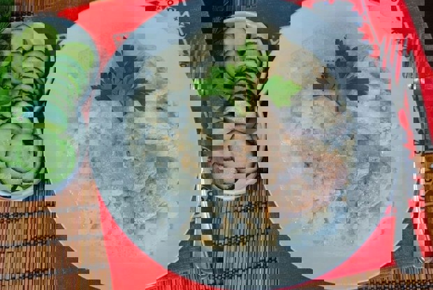 Семга в сметанном соусе