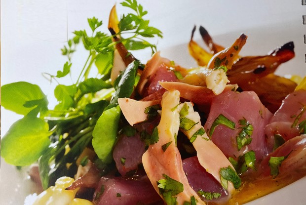 Севиче с тунцом и моллюском