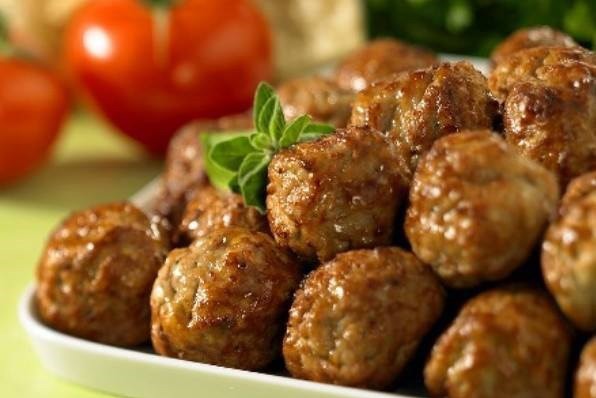 Шарики из говядины жареные с овощами  по-армянски