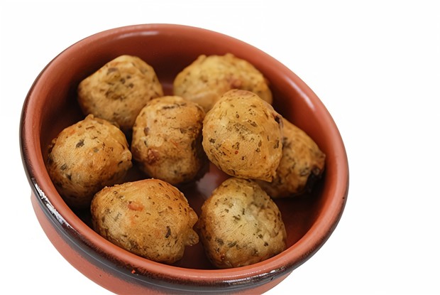 Шарики из соленой трески