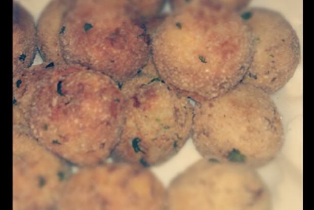 Шарики из тунца с рикоттой