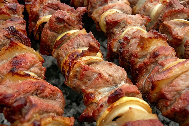 Шашлык из белого мяса