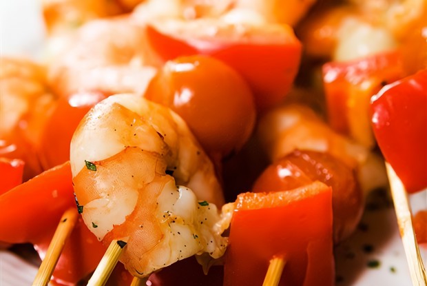 Шашлык из морепродуктов