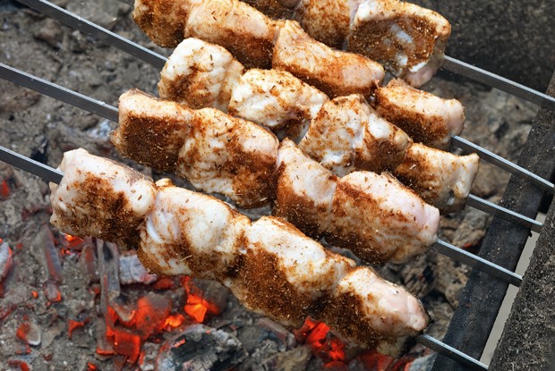 Шашлык из рыбы