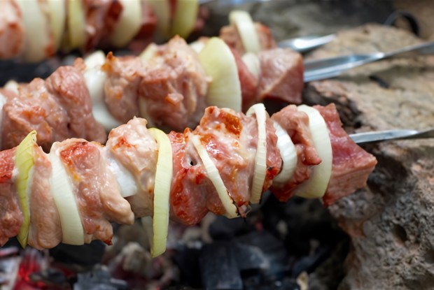 Шашлык из свинины по-питерски