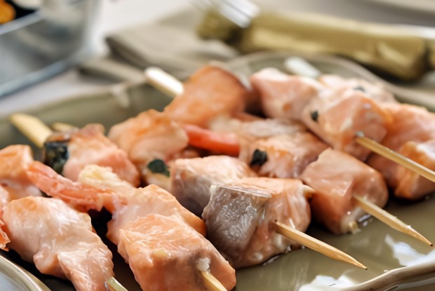 Шашлыки из лосося в специях (Tandoori Rawas)